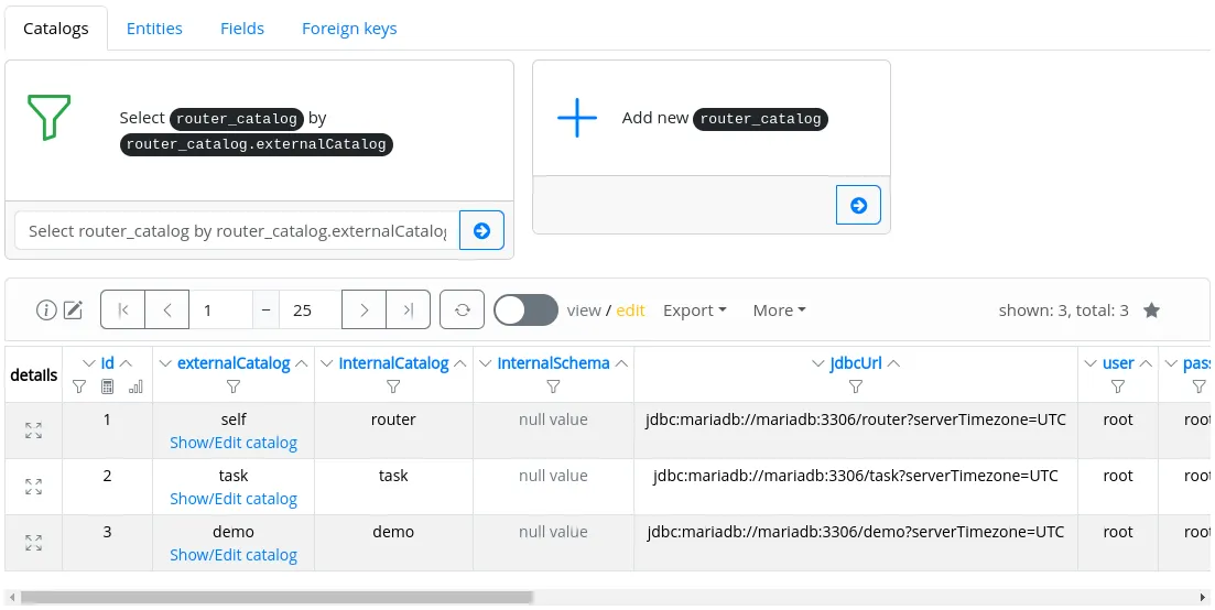 AMIecosystem The catalog administration tool